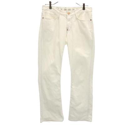 Earnest Sewn Made In USA Denim Pants W30 White Jeans Men's Used
