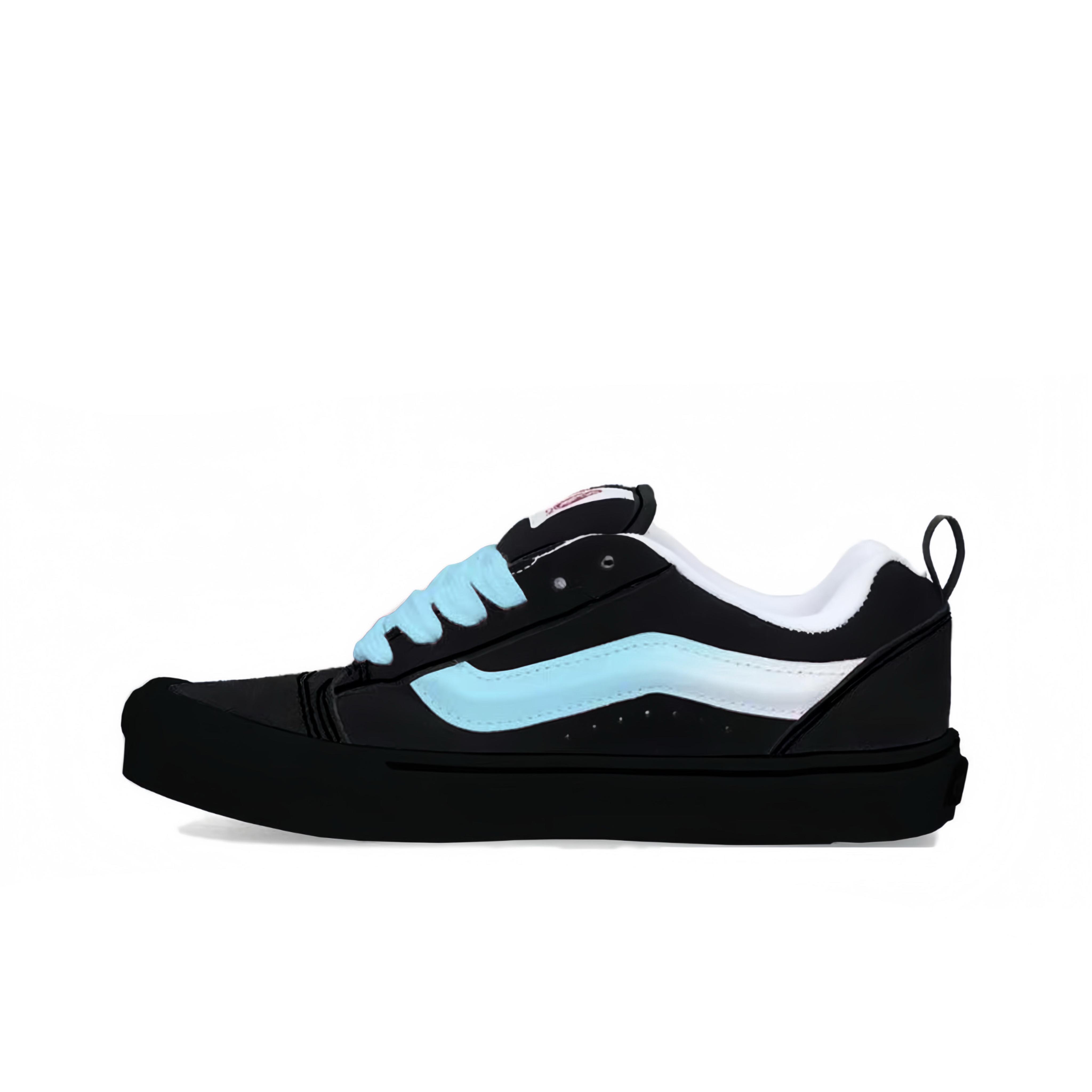 

Vans Knu Skool Slip Resistant Abrasion Resistant Low top Skateboard Shoes Unisex Light Blue VN0009QC6BT1(Team613-) 35