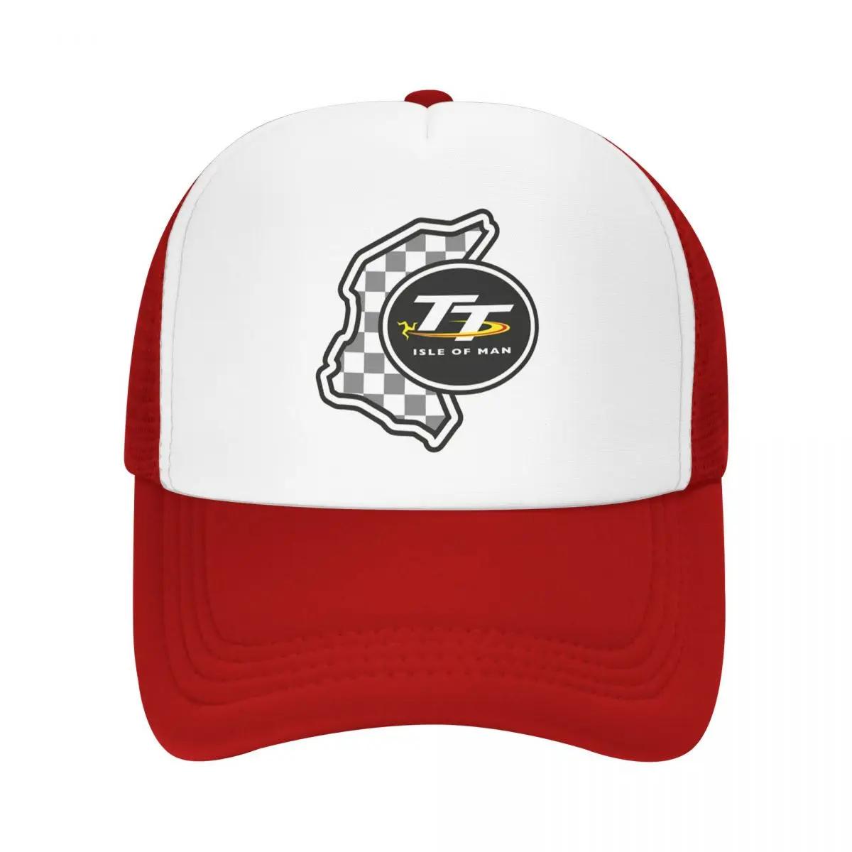 Personalized Isle Of Unisex TT Baseball Cap Sports Unisex Womens Adjustable Motorcycle Races Trucker Hat Summer Dad Hat One Size