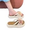 Beautiful Casual Cool Slippers Women's 2025 New Summer Wear with Skirt Flat-bottomed Seaside Vacation Beach Roman Shoes
