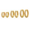 YHE0692 Cross Light Luxury S925 Sterling Silver Diamond Ear Cuff - Multiple Sizes, High-Class Stackable Earrings for Women
