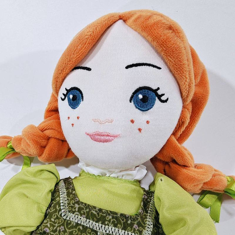 Gefrorene Anna Prinzessin Cartoon Plüschtier Weiches Kuscheltier Komfort Lappen Spielzeug Schlafenszeit Begleiter Geschenk für Kleine Mädchen Kleinkinder