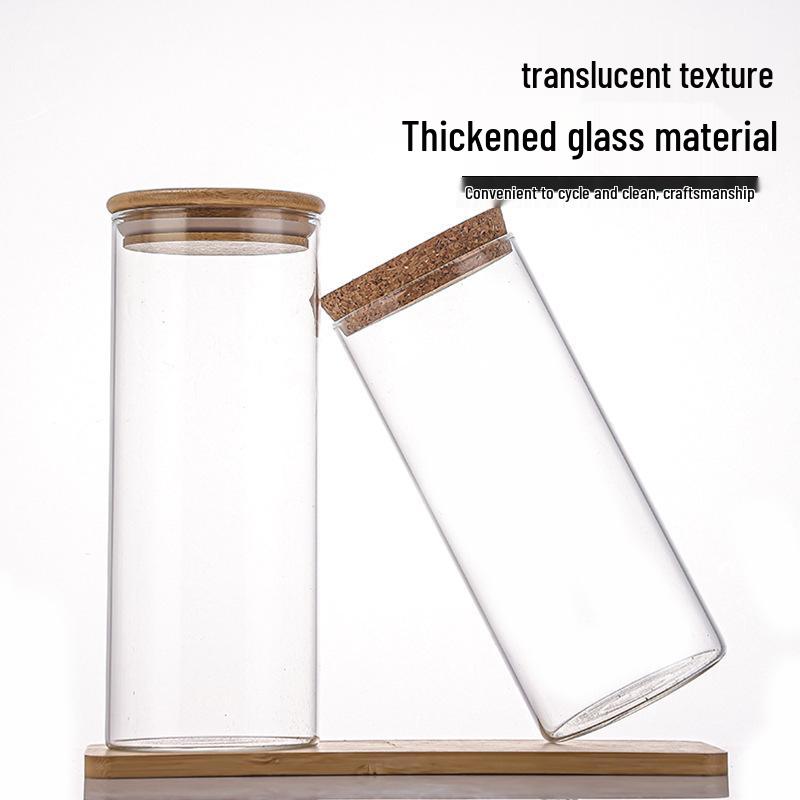 High Borosilicate Glass Spice and Seasoning Storage Jars - Sealed Kitchen Containers