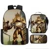 Titan Klok Man Schooltas Monitor Oorlogen Toilet Man Rugzak Tv Audio Man Rugzak Jongens Tas