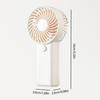 Lightweight Handheld Fan, Portable, Battery-powered, -White