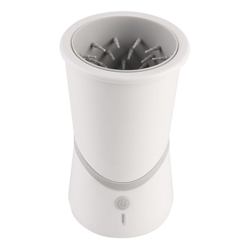 

Automatic Fast Cleaning Dog Paw Cleaner Cup Silicone Bristles USB C Charging Portable for Small Medium Pets After Outdoor Walk белый