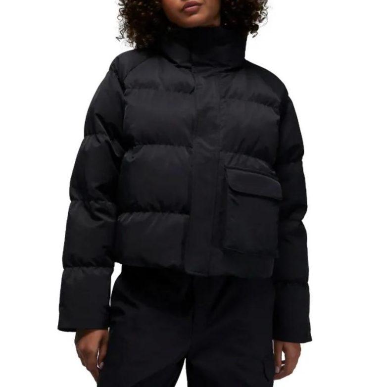 Nike Down Jackets Women's Black Stand Collar Moderate Other DR0546-010