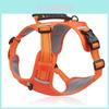 Pet Nylon Reflective Harness For Dogs With Adjustable Fit And Leash Attachment For Outdoor Walks