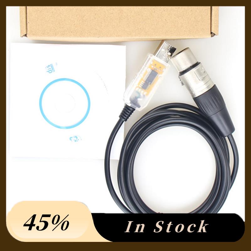 USB To DMX Interface Adapter LED DMX512 Computer PC Stage Lighting Controller Dimmer, Adapter Cable Accessories