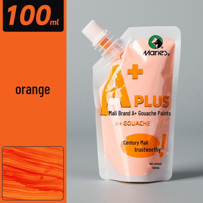Mali 100ml Washable Gouache Paint Set for Kids - Squeeze & Refill Jelly Pack