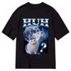 Confused Cat Meme T-and Kids Tshirt Men Women Funny Y2K Aesthetic Galaxy Cat Graphic Print Oversized Casual Streetwear Short Sleeve Tops