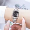 French Style Women'S Watch Simple Retro Square Stainless Steel Watch Quartz Steel Belt Women'S Watch