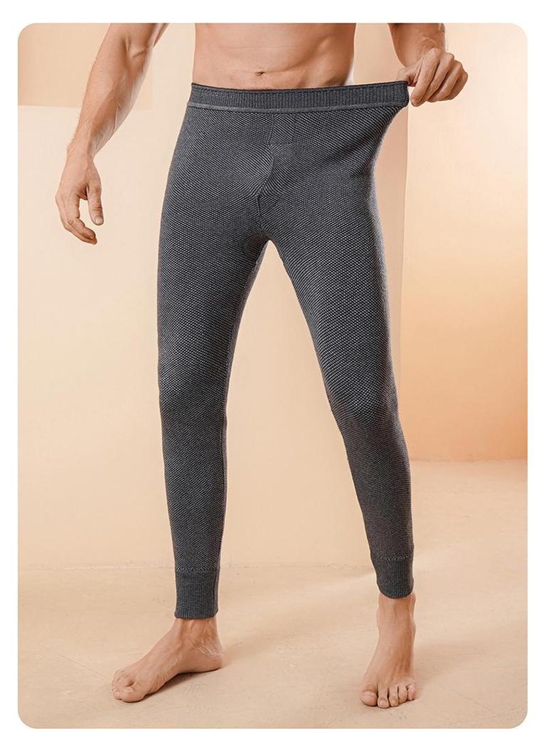 Winter Wool-Blend Unisex High-Waisted Slim Fit Thermal Pants