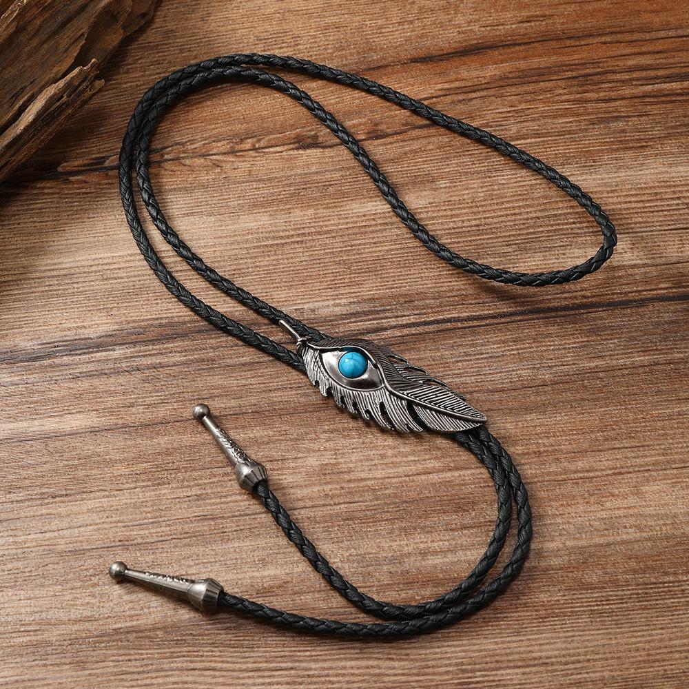 Boho Five-pointed Star Bolo Tie Ethnic Style Bronze Butterfly Choker  Women