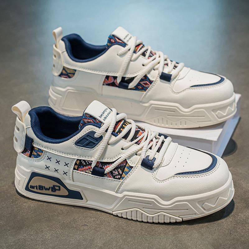 

Мужская обувь лето новая дышащая сетка спортивная повседневная обувь для скейтборда студенты мужская личность универсальная толстая подошва увеличивающая рост спортивная обувь 39 синий