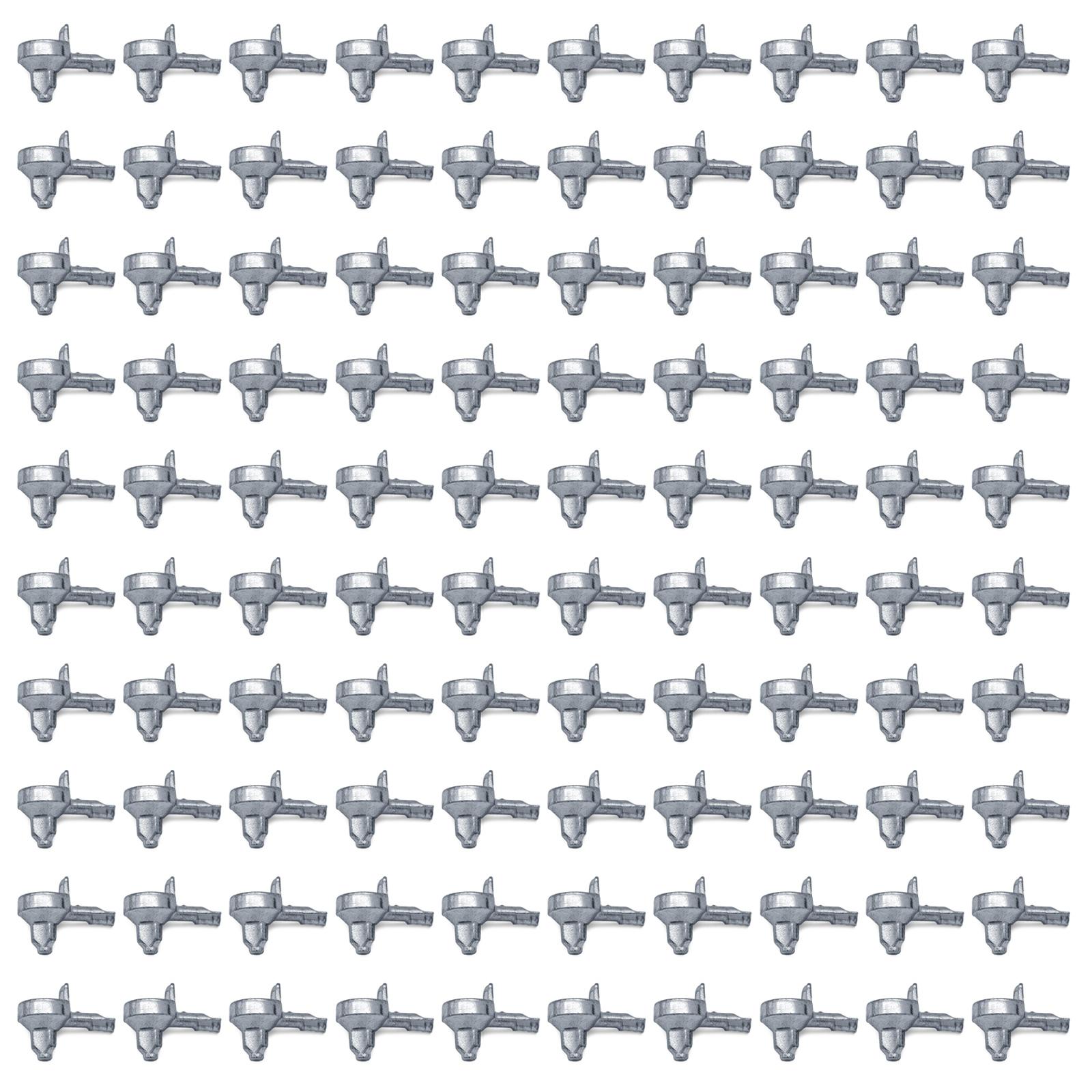 

100 шт. Запасные штифты для поддержки полок, Полочные штифты для книжного шкафа, Полочные штифты для кухонного шкафа, для шкафов, гардеробов, Легко установить