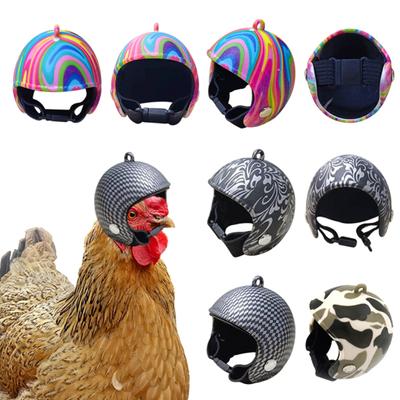Adjustable Safe Comfortable Cute Protective Chicken Headgear for Small Birds Pet Supplies