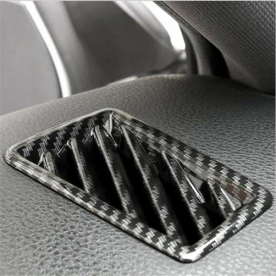 Carbon Fiber 2X Dashboard Air Outlet Vent Cover Trim For Toyota Avalon 2019-2021