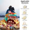 1pc, Disney Primos Blanket Cartoon Characters Throw Blanket Soft Bedding Decorative Blankets for Couch Sofa