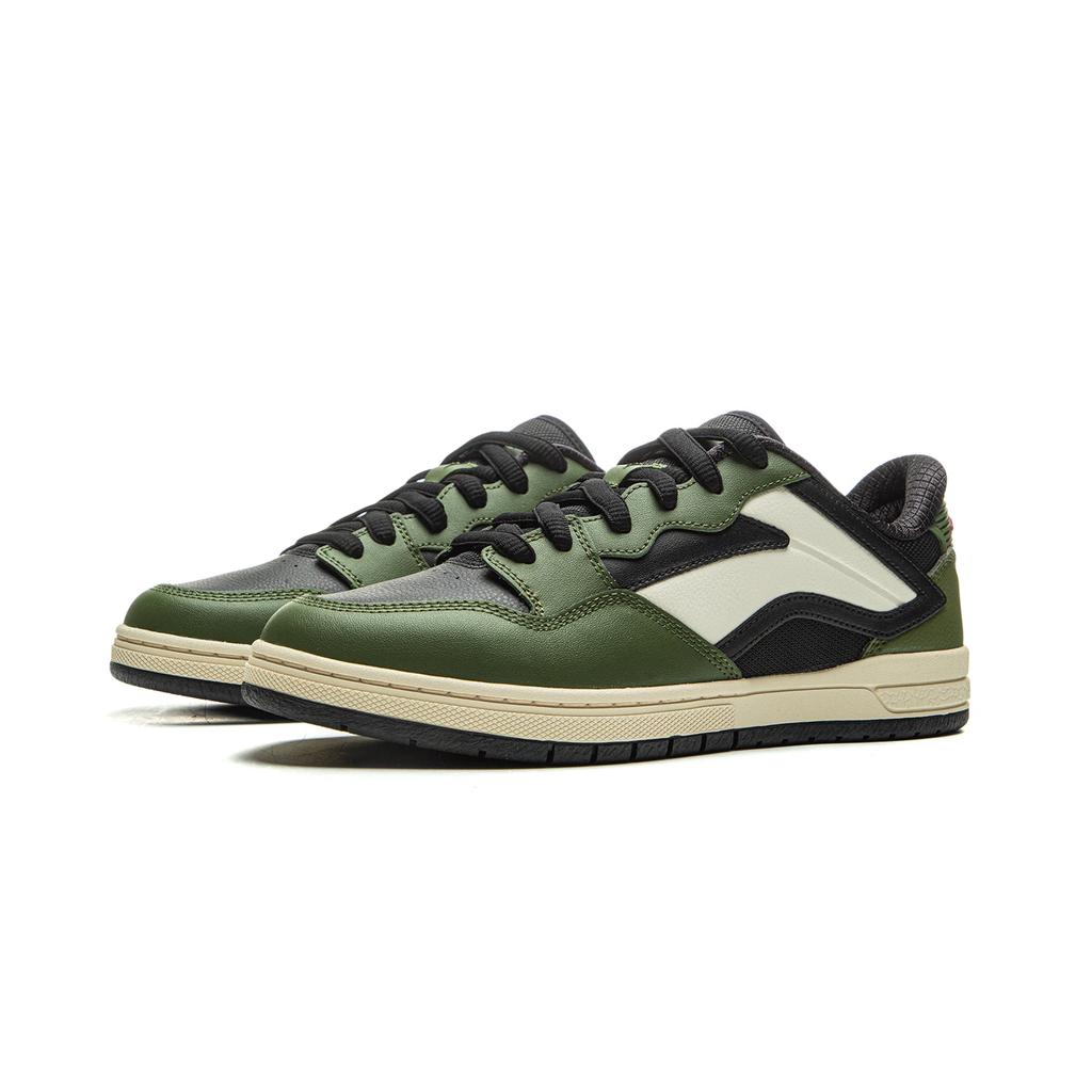 Li Ning Weiwu Pros Comfortable Skateboarding Shoes Low Top Unisex sneaker Pine-Green AEPV069-1