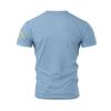 Men's Holiday Print Round Neck Short Sleeve Top Casual Sports Top
