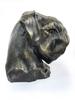Schnauzer I - Urn for Dog Ashes, Dog Bust, Large Dog Head for Garden by Art-Dog