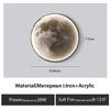 Moon wall lamp living room background wall ceiling lamp art bedroom ceiling lamp imitating the moon surface decorative lamp