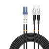 EB-LINK Telecom-Grade TPU Outdoor Armored LC-FC Single Mode Dual Core Fiber Optic Patch Cable