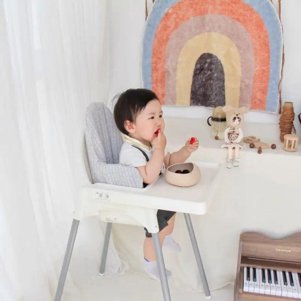 Folding Baby Highchair Cushion Built in Air Pump Dining Chair Cushion Cover  Chair Seat