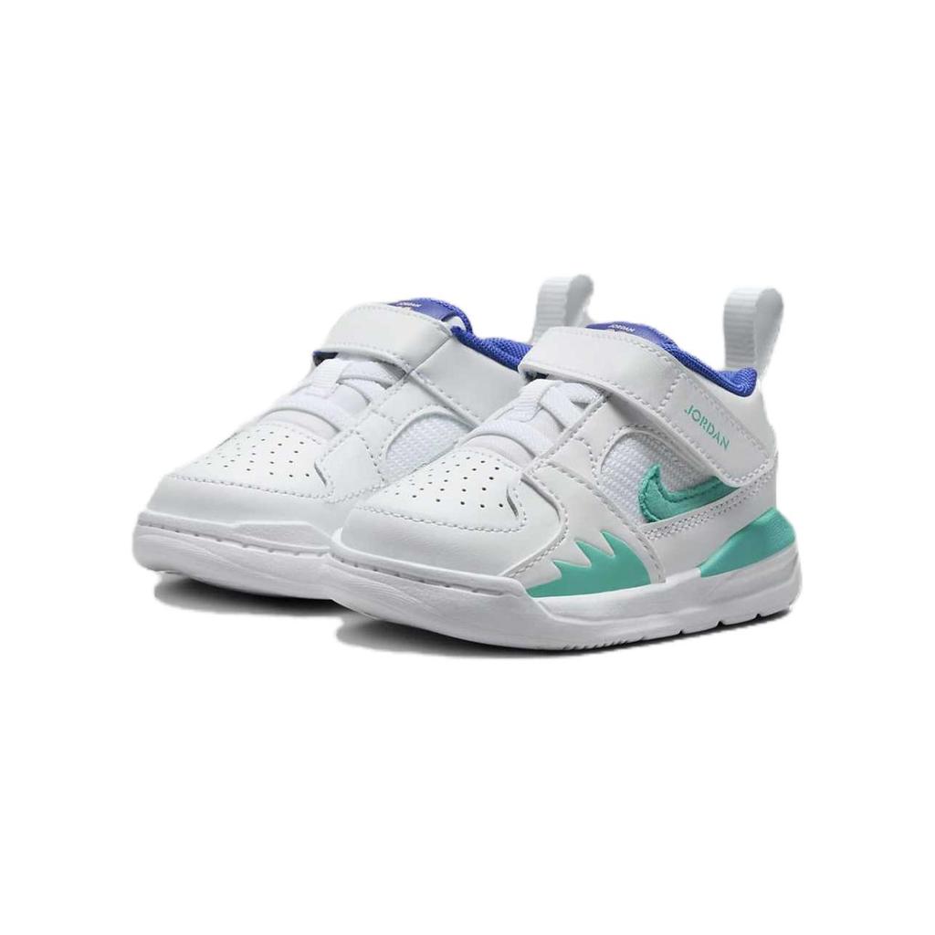 Jordan Stadium 90 Se Comfortable Casual Non-Slip Wear-Resistant Low-Top Walking Shoes Baby Shoes White Green HJ3519-100