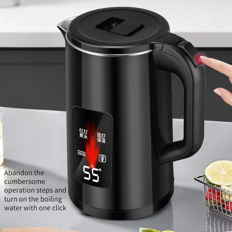 1500W High Power Household Electric Kettle Fully Automatic Water Boiler 3L Large Capacity Instant Heating Water Pot