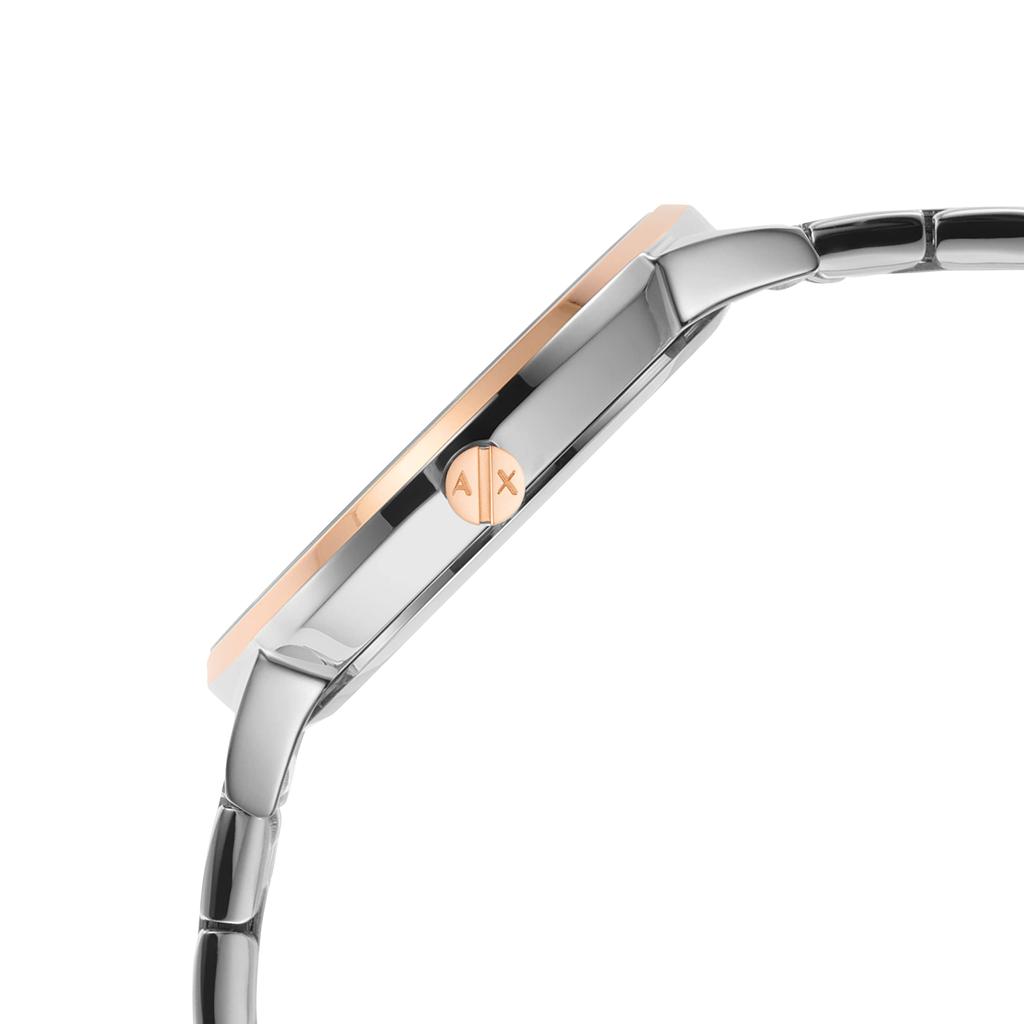 Analog Silver Dial Ladies Watch Two Tone [Armani Exchange] T-SERIES