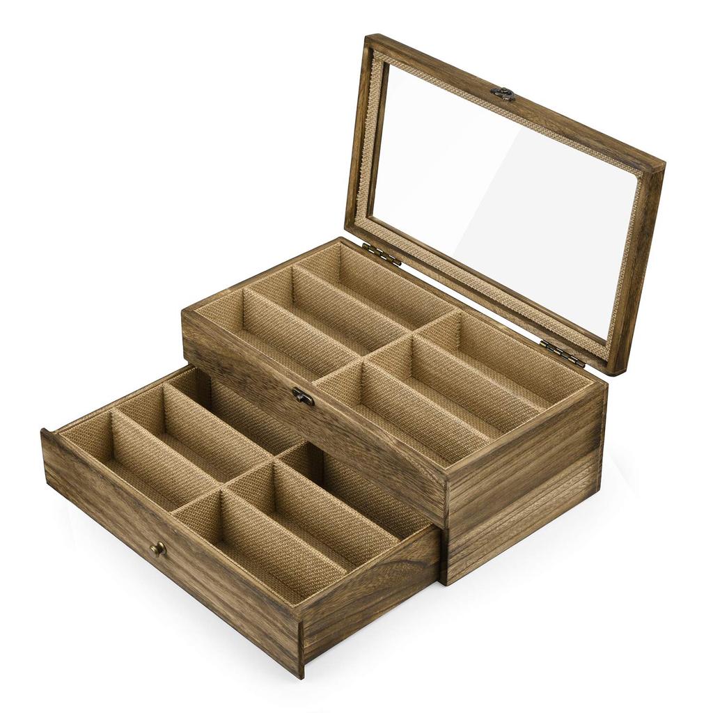 SRIWATANA Sunglasses Storage Glasses Storage Collection Jewelry 2 12 Small Accessory Glasses Case Case, Box, Case, Storage, Tier, Pieces, Storage,