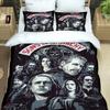 Sons Of Anarchy Retro Bedding Set For Bedroom Soft Modern Bedspreads Comefortable Kids Duvet Cover Quilt Cover And Pillowcase