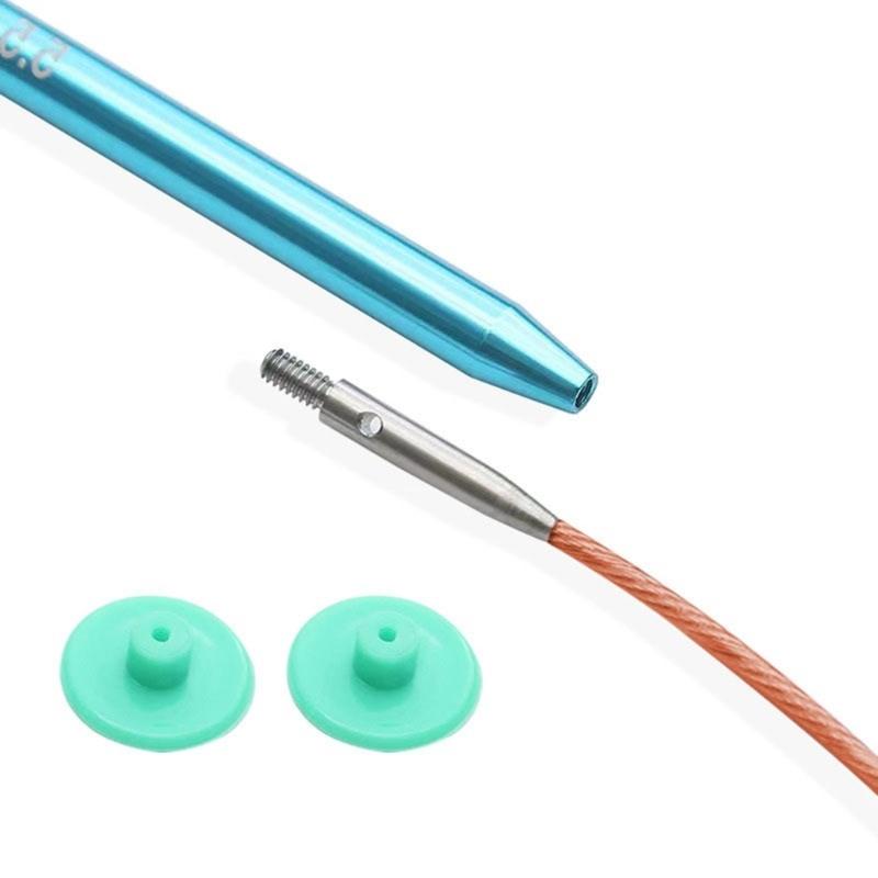 Metal Circular Knitting Needle Set Interchangeable Crochet Hook Crochet Needle Knitting Art Tool for Crocheting