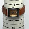 Used 420 [Battery Replaced and Cleaned] Working Item FOSSIL Women's Watch Fossil Brown Square Date Date Quartz Popular Vintage