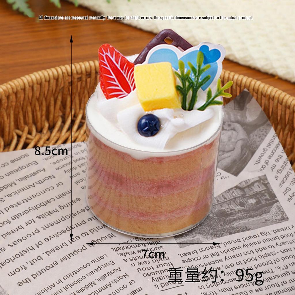 Simulation Fruit Cream Cake Model - Dessert Display Ornament