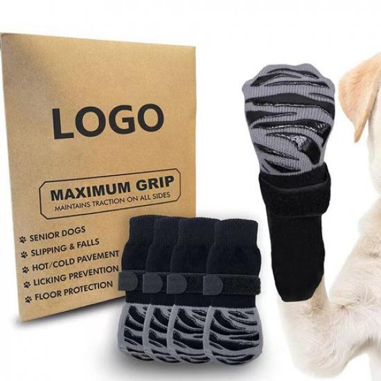 4pcs Pet Dog Shoes Anti-slip Boots Sock for Small Medium Large Puppy Paw Protect