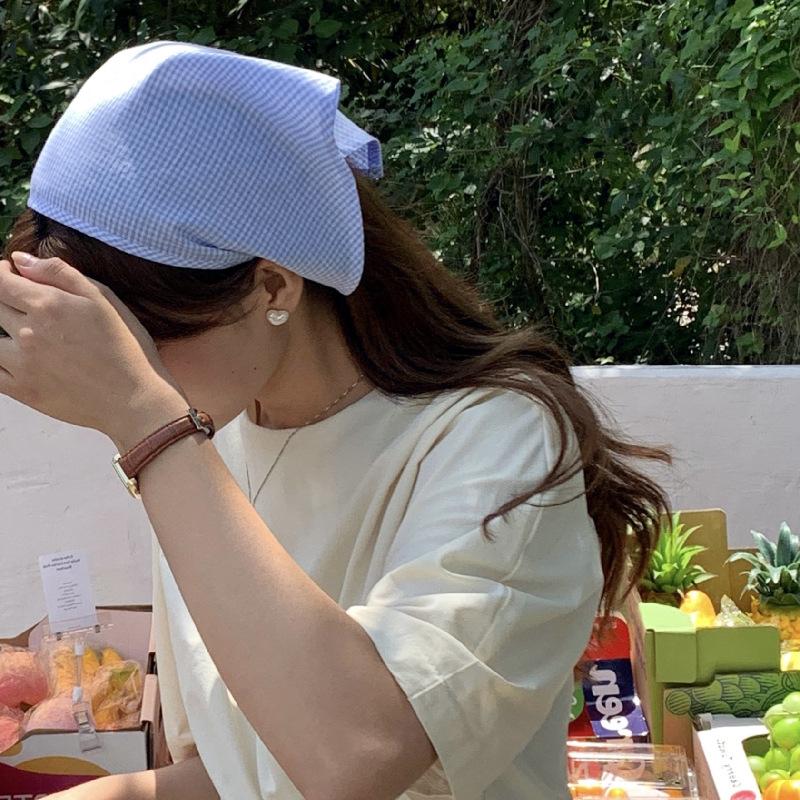 Hajpánt boho sál fejpánt pamut fej kendő turbán nőknek