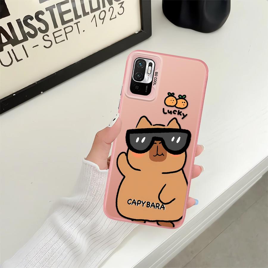 

Case for Xiaomi Poco X3 Pro X3 NFC C50 C61 C51 Phone Cover Cute Capybara Poco X3 NFC