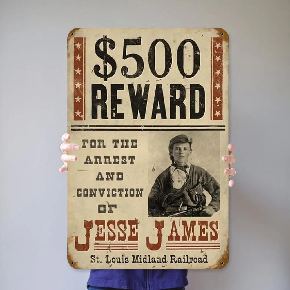 Vintage Metal Wall Art Plaque, Retro Iron Painting Bar Home Decor