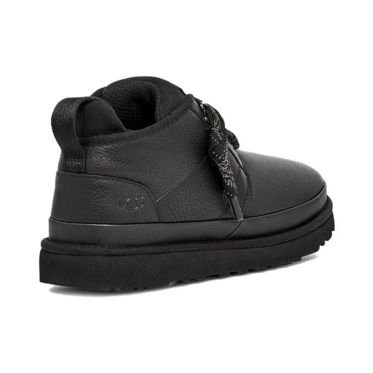 New UGG Neumel Ft Leather 'Black Leather' 1144012-BLLE