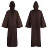 Medieval Cosplay Costume, 5-Color Hooded Robe, Monk Robe, Cape, Long-Sleeved Cosplay, Death Cosplay Costume