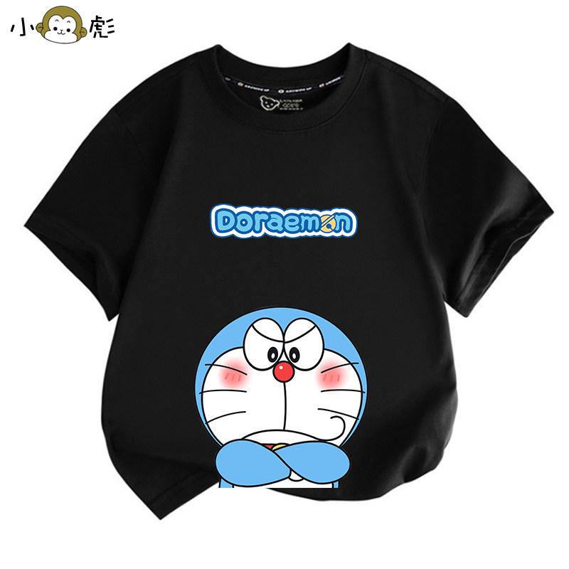 Doraemon Little Tinker Bell Catman Cartoon TShirt for Boys and Girls Men and Women Suitable for Childrens Clothing
