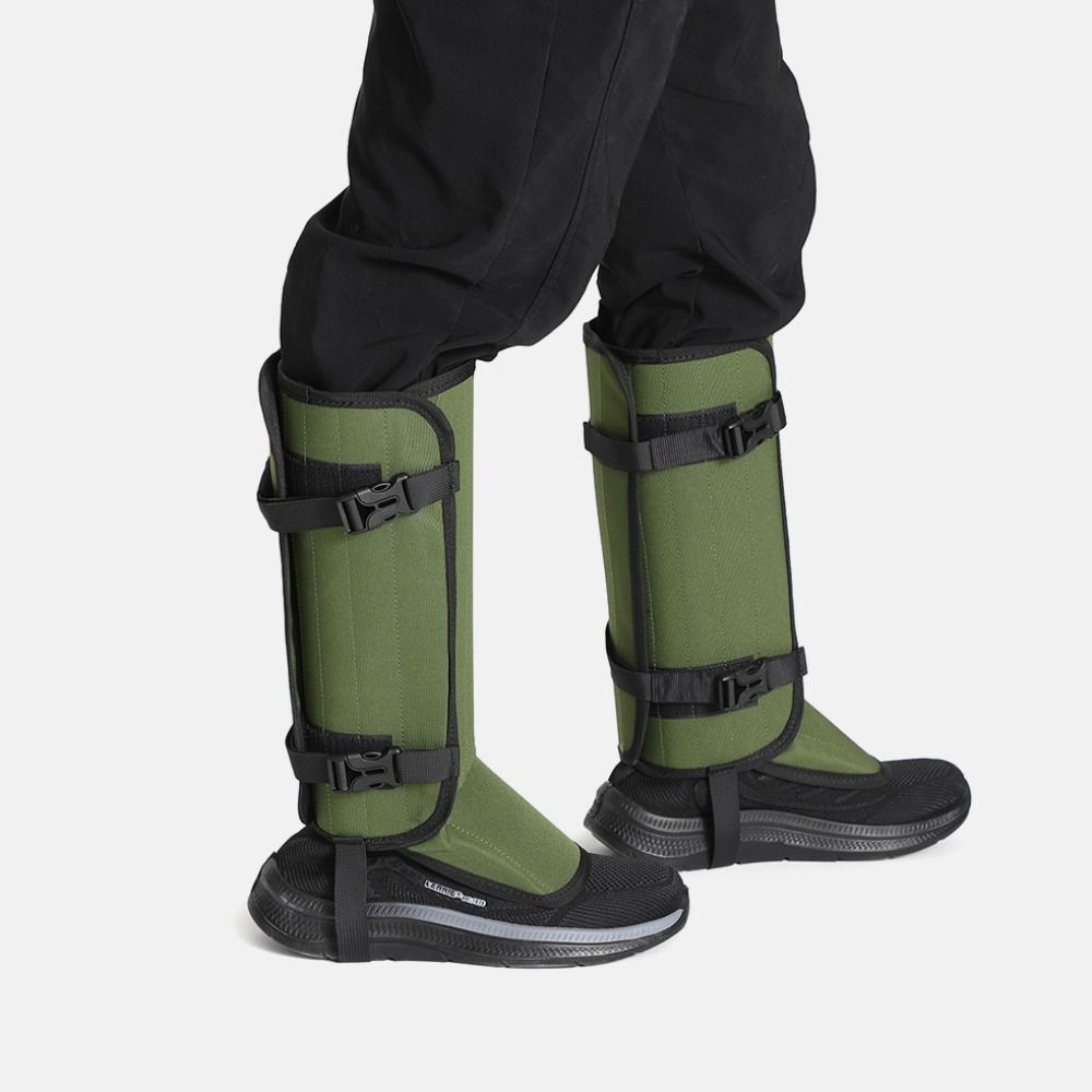 1 Pair Waterproof Snake Gaiters Adjustable Strap Snake Protection Gaiters for Farmers