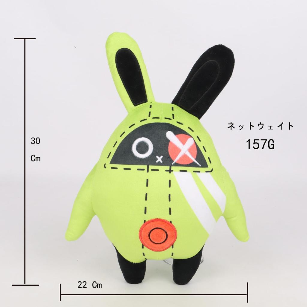 Plush Toy, Zenless Zone Zero, ZenlessZoneZero, Plush Bangboo, Rabbit Plush Toy, Anime Goods (Cyan)