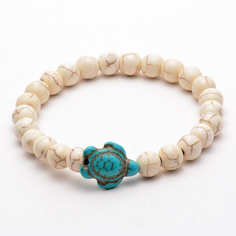 JYL TS Bracelet Men s Onyx  Braided Stylish Attracts Success & Stability white turquoise темные хаки