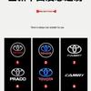 Toyota Welcome & Projection Door Lights for Crown, Camry, Highlander, Reiz, and Prado.