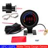 52mm Water Temperature Gauge with Sensor Water Temp Meter Adaptor Joint Pipe Radiator 26-40mm for Petrol Diesel Car 12V24V