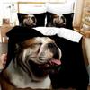 Cute Dog Lovely Puppy Pet Bedding Set 3D Printed Suitable For Bedroom Duvet Cover Set With Pillowcases Kids Home Textile